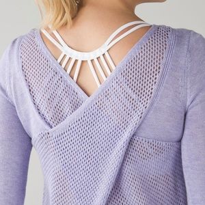 LULULEMON SUNSET SAVASANA PULLOVER LILAC